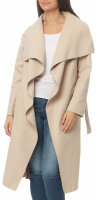 Mantel lang mit Wasserfall Schnitt Coat 3040