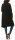 Mantel lang mit Wasserfall Schnitt Coat 3040 schwarz