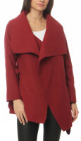 Mantel kurz mit Wasserfall Schnitt Coat 3041