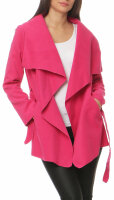 Mantel kurz mit Wasserfall Schnitt Coat 3041