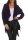 Mantel kurz mit Wasserfall Schnitt Coat 3041