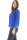 Bluse mit passender Kette 1133 (blau)