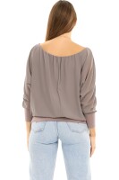 Bluse mit passender Kette 1133 (fango)