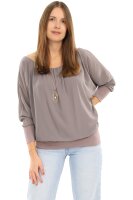 Bluse mit passender Kette 1133 (fango)