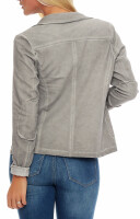 Blazer im washed Look Sakko 1652 (hellgrau, S)
