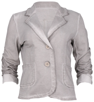Blazer im washed Look Sakko 1652 (hellgrau, S)