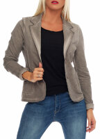 Blazer im washed Look Sakko 1652 (fango, S)