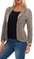 Blazer im washed Look Sakko 1652 (fango, S)