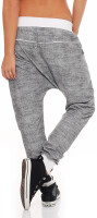 Sweathose mit schräger Knopfleiste 7398 (weiß)