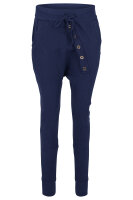 Sweathose in Unifarben Baggy 8023 (dunkelblau)