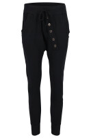 Sweathose in Unifarben Baggy 8023 (schwarz)