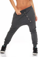 Sweathose in Unifarben Baggy 8023 (dunkelgrau)