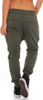Sweathose in Unifarben Baggy 8023 (oliv)