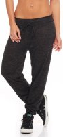 Jogginghose meliert Stoffhose 5381 (dunkelgrau)