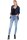 Strickjacke lang meliert Weste 5021 (dunkelblau)