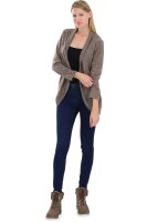 Strickjacke lang meliert Weste 5021 (fango)