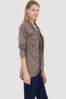 Strickjacke lang meliert Weste 5021 (fango)