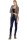 Strickjacke lang meliert Weste 5021 (fango)