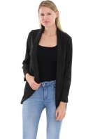 Strickjacke lang meliert Weste 5021 (dunkelgrau)