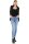 Strickjacke lang meliert Weste 5021 (dunkelgrau)