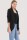 Strickjacke lang meliert Weste 5021 (dunkelgrau)