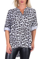Bluse mit Leoparden Print 6702