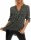 Bluse mit Leoparden Print 6702 (oliv)