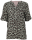 Bluse mit Leoparden Print 6702 (oliv)