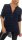 Bluse mit Leoparden Print 6702 (dunkelblau)