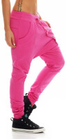 Sweathose in Unifarben Baggy 8023 (pink)