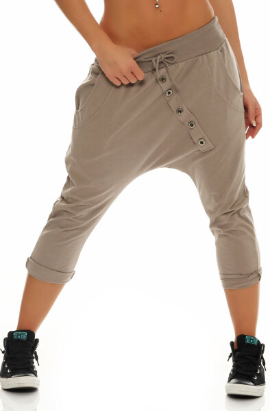 kurze Hose mit Knopfleiste Baggy 8015 (fango)