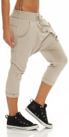 kurze Hose mit Knopfleiste Baggy 8015 (beige)