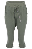 kurze Hose mit Knopfleiste Baggy 8015 (oliv)