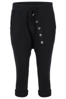 kurze Hose mit Knopfleiste Baggy 8015 (schwarz)