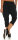 kurze Hose mit Knopfleiste Baggy 8015 (schwarz)