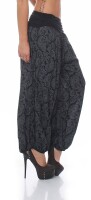 Pumphose im Orient Design (schwarz 34 - 42)