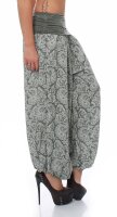 Pumphose im Orient Design (oliv 34-42)