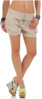 Hotpants in Unifarben Shorts 6086 (beige, XL)