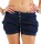 Hotpants in Unifarben Shorts 6086 (dunkelblau, L)