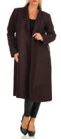 Mantel mit Wasserfall-Schnitt Jacke 3050
