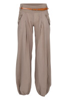 Chino Hose in Unifarben Pumphose 6017 (fango, S)