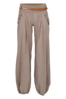 Chino Hose in Unifarben Pumphose 6017 (fango, L)