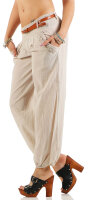 Chino Hose in Unifarben Pumphose 6017 (beige, S)