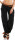 Chino Hose in Unifarben Pumphose 6017 (schwarz, M)