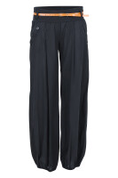 Chino Hose in Unifarben Pumphose 6017 (schwarz, XL)
