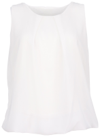 Bluse ärmellos Shirt 6879 (weiß)