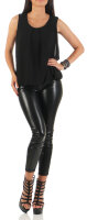 Bluse ärmellos Shirt 6879 (schwarz)