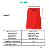 Bluse ärmellos Shirt 6879 (schwarz)