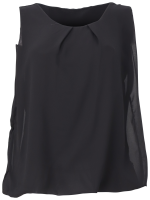 Bluse ärmellos Shirt 6879 (schwarz)