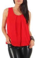 Bluse ärmellos Shirt 6879 (rot)